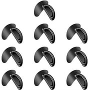 20Pair Adhesive Nose Pads Anti-Slip Silicone Eyeglass Pads for Glasses Sunglasses Spectacles. Bexikou Eyeware Accessories (Black)