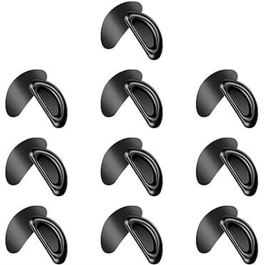 20Pair Adhesive Nose Pads Anti-Slip Silicone Eyeglass Pads for Glasses Sunglasses Spectacles. Bexikou Eyeware Accessories (Black)