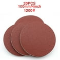 thumbnail image 1 of 20Pc 4Inch/100Mm 40-2000Grit Special Sandpaper Disk for Round Polishing 2000 Grit, 1 of 6