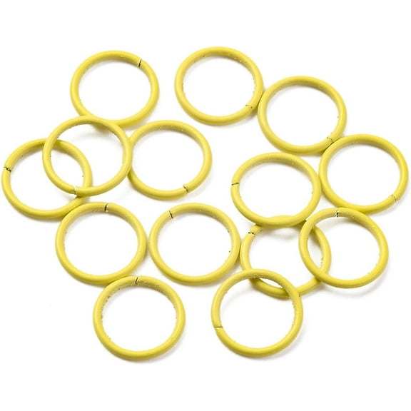 20Pc Iron Open Jump Rings Connector Rings Open/Close Tools for Jewelry Making Necklaces Bracelet Earrings Keychain Valentine's Day Elegant Gifts