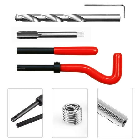 20Pc Thread Repair Tool Set Screw Thread Repairer M10