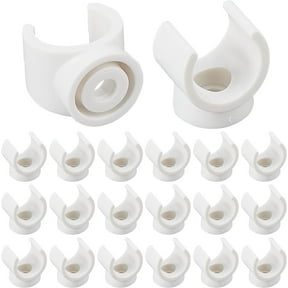 20Pcs 0.9-Inch U-Hook PEX Holder TV Tray Replacement Clips PVC Water Pipe Clamps Talon Clamps Pipe Support Fit