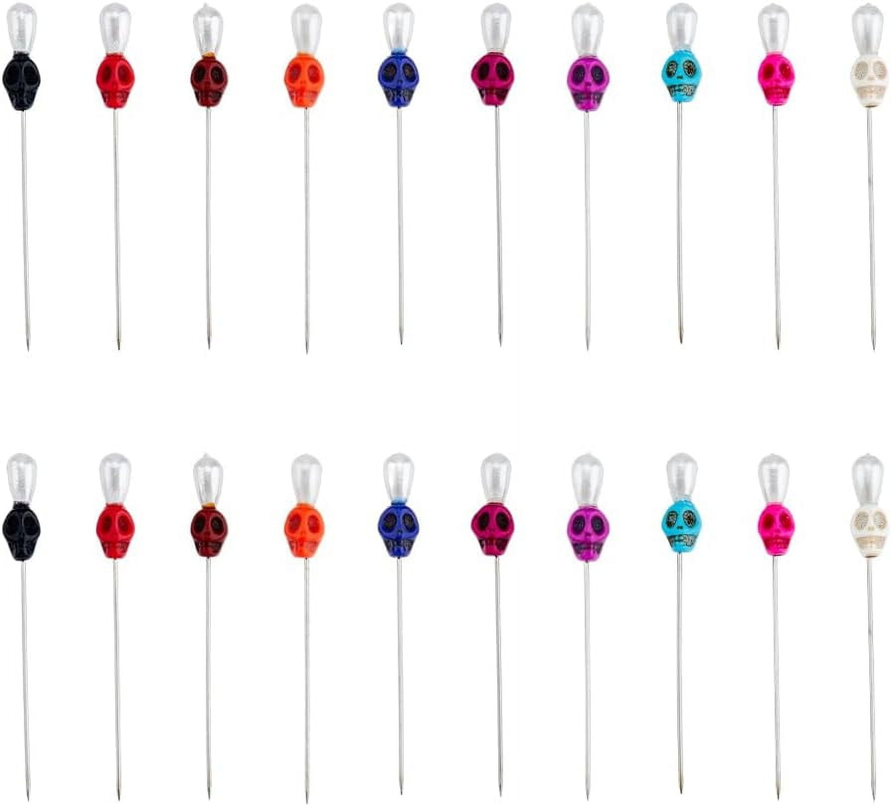 Lependor 1000 Pcs Plastic Sequin Pins - Assorted Colors, For DIY Christmas Ornaments & Craft Styrofoam Balls
