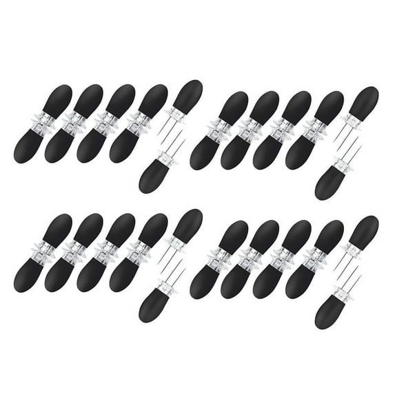 20Pcs/10 Pairs Corn Holders Barbecue Supplies BBQ Fork Skewers