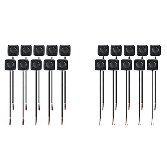 20Pcs 12V/24V Mini Momentary Push Button ON/Off Switch, Mount, Easy Installation for Electronic Experiment