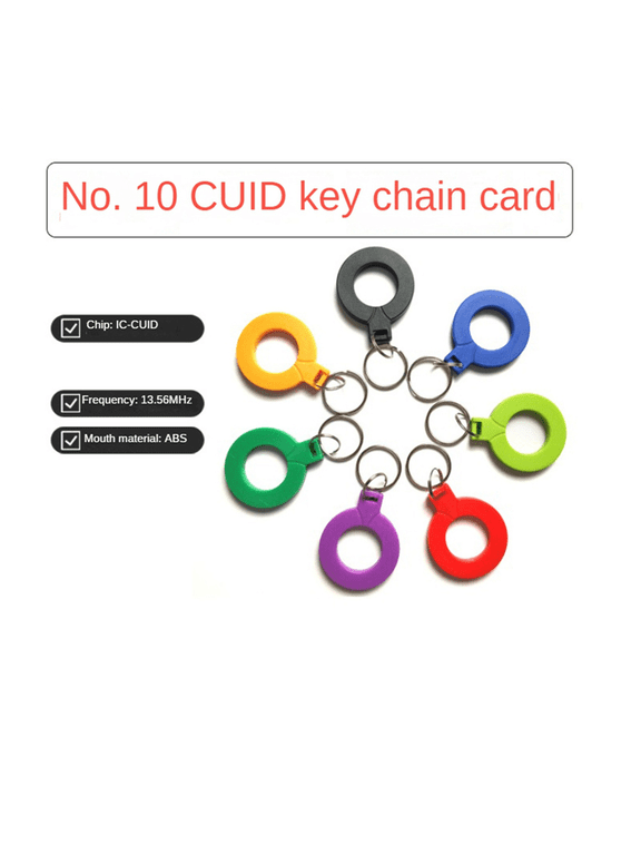 20Pcs 13.56MHZ CUID Keyfobs CUID Changeable MF S50 1K IC Keys Keyfobs Token Tags NFC Clone Copy Block 0 UID Writable
