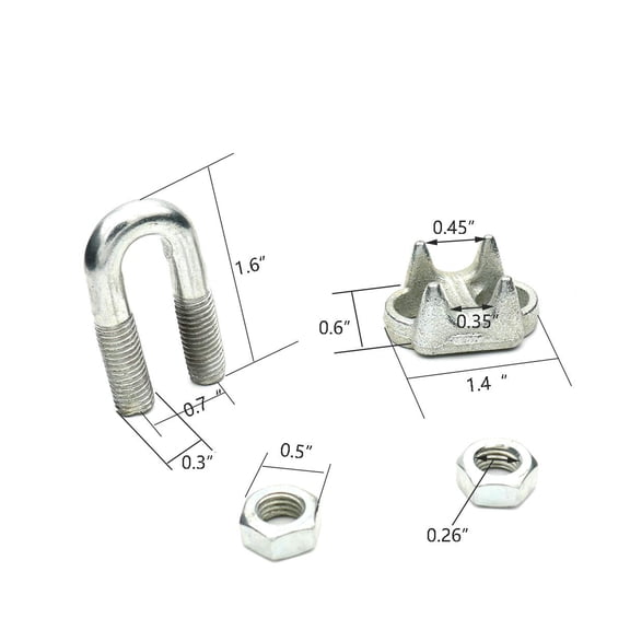 20Pcs 14mm(9/16") Cable Clamp, 2 Hole 304 Stainless Steel Rubber Coated Cushion Insulated Cable Clamps U Holder Pipe Strap with Self-Tapping Screws for Tube Wire, Black