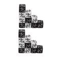 20Pcs 16mm Positive and Negative Dice Black White 4 Sided Dice Counter