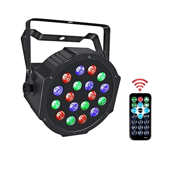 20Pcs 18LED RGB Polypropylene Par Lighting Suitable For DJ Disco Party Stage Dance Studio Performance