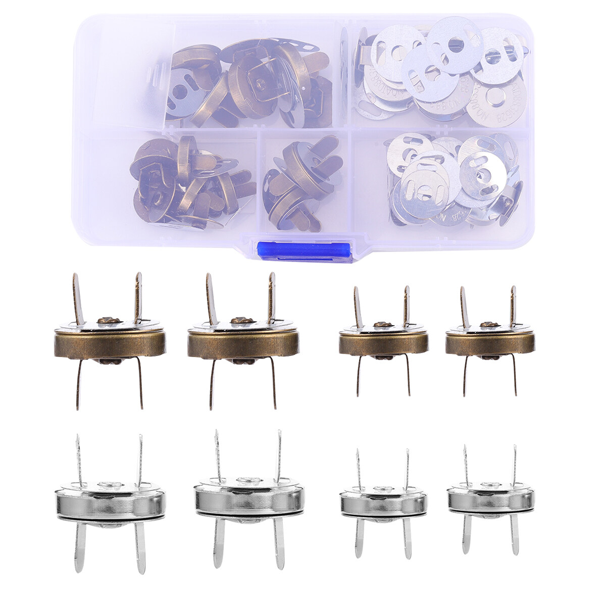 20Pcs 1Bag Wearresistant Crafted Bag Buckles Convenient Suitcase