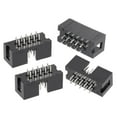 thumbnail image 1 of Unique Bargains 20Pcs 2.54mm Pitch 2x5-Pin Double Row Straight Box Header Connector PCB Board Socket, 1 of 2