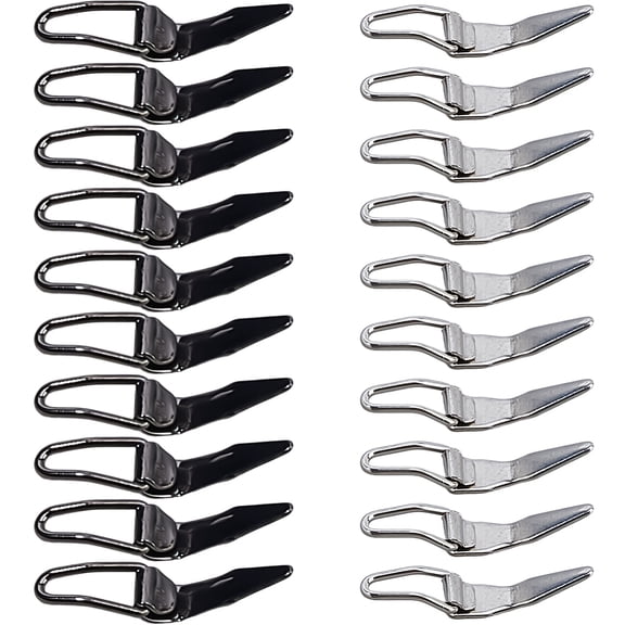20Pcs 2 Sizes Stainless Steel Fishing Hook Keeper Bait Hanging Tool Fishing Tackle Suitable