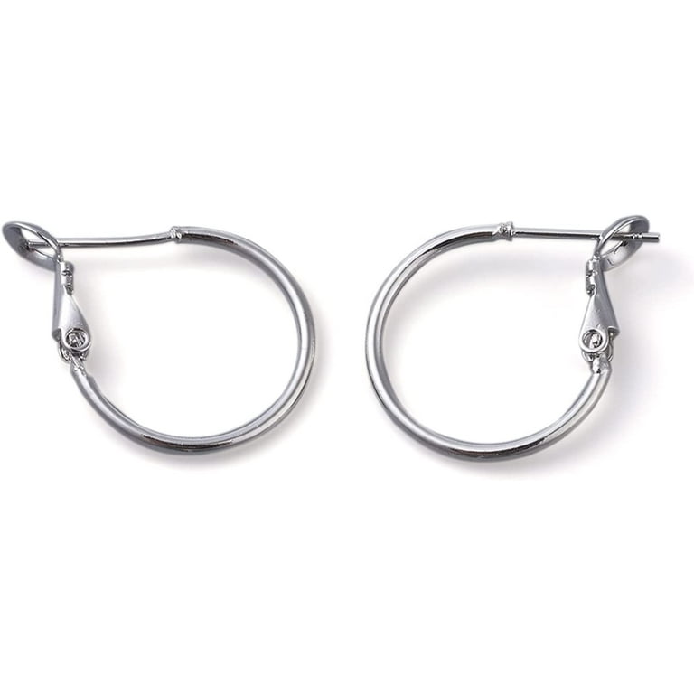 20x Lever Back Earring Hooks Silver Tone Earring Wire French 