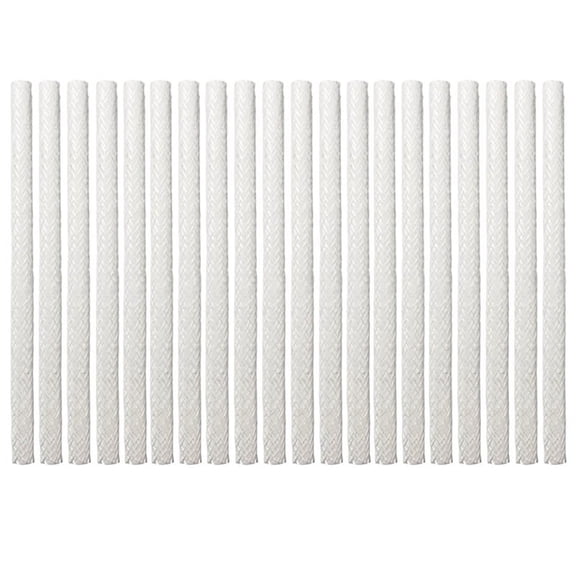 20Pcs 25cm Fiberglass Wick Fiberglass Torche Wick for Wine Bottle Torches Patio Lighting Garden Light,20 x Fiber wick,White