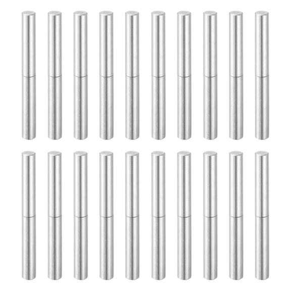 20Pcs 3-1/8" x 5/16" (LxD) Weld on Barrel Hinge for Metal Gate, Silver