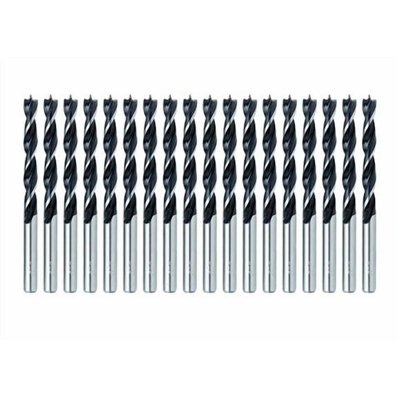 20Pcs 3/16" Wood Brad Point Drill Bit Set Woodworking Spur Point Wood Drill Bit
