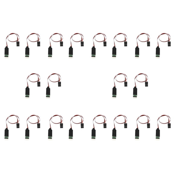 20Pcs 3CH 3-Channel LED Lamp Light Control Switch Panel for 1/10 1/8 RC Model Car Axial SCX10 Trx4