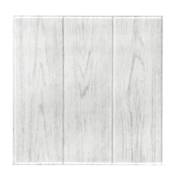 20Pcs 3D Wall Stickers Brick Self Adhesive Wallpaper Panels Home Decor Sticker,35x35cm,E,20 x Sticker,White Oak