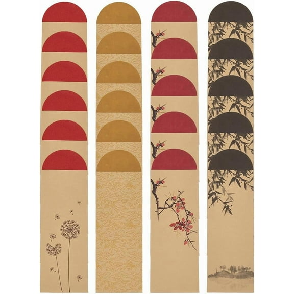 20Pcs 4 Styles Paper Envelopes for Stationery Paper Invitation Greeting Card Gift Bookmark Package Mixed Shapes show in picture 5pcs/style