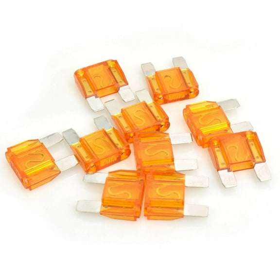 20Pcs 40A Amp MAXI APX Maximum Large Blade Fuse for Auto Boat Truck RV Car Audio