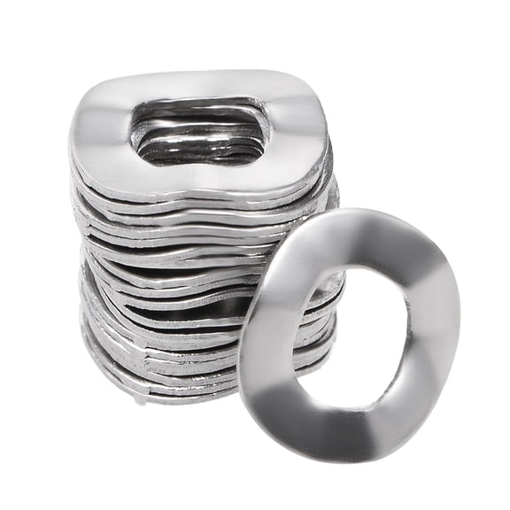 20Pcs 4mm x 8mm x 0.3mm 304 Stainless Steel Wave Spring Washer for Screw B