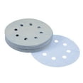thumbnail image 1 of 20Pcs 5 inch 8 Hole Hook and Loop Sanding Disc 5000 Grit Flocking Sandpaper, 1 of 5