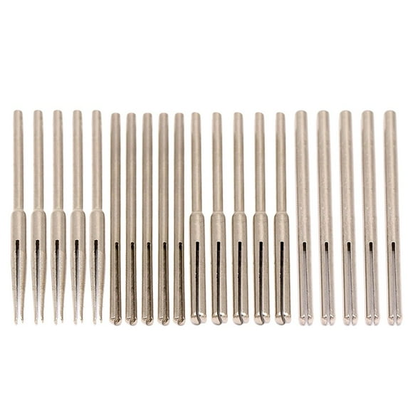 20Pcs 50Mm Length Sandpaper Clamp Abrasive Holder Clip Rod For Rotary Tool