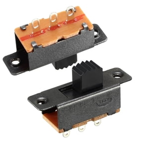 20Pcs 5mm Vertical Slide Switch SPDT 2 Position 3 Terminals PCB Panel Latching