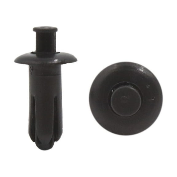 20Pcs 7mm Hole Black Plastic Push in Rivet Interior Trim Panel Car Door Clips