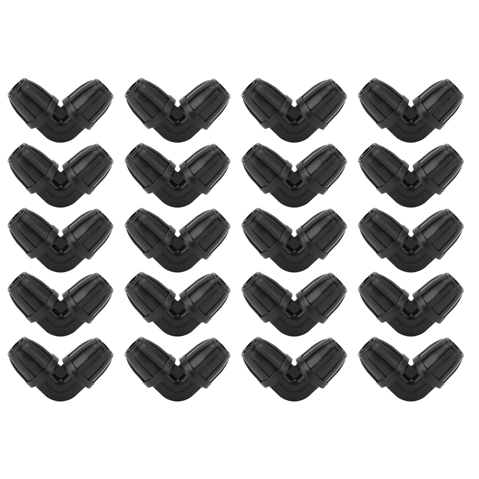 20Pcs 8/11 Elbow with Lock Garden Hose Connector Adapter Garden Drip