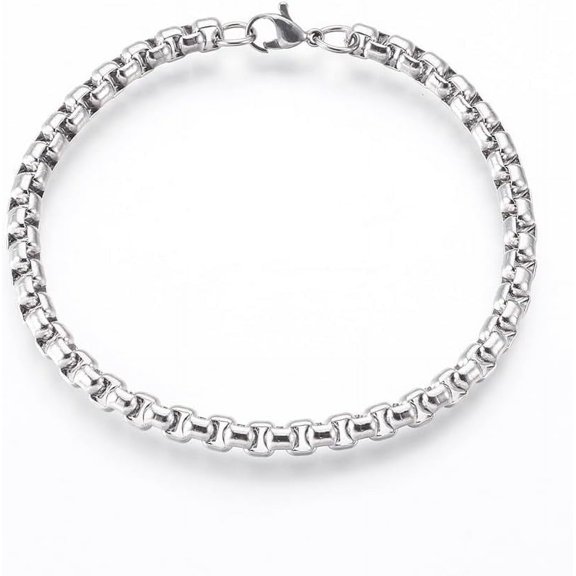 20Pcs 8.1Inch Link Chain Bracelets for Women Men String Chain Bracelets Jewelry Gifts Adjustable Handmade Dainty Rope Trendy Link Paperclip Stainless Steel Silver Link Infinite Colorful