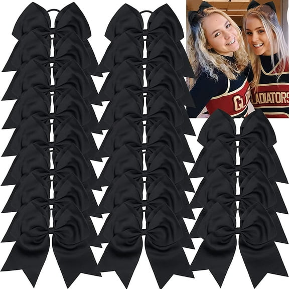 20Pcs 8" Large Cheer Bows for Girls
