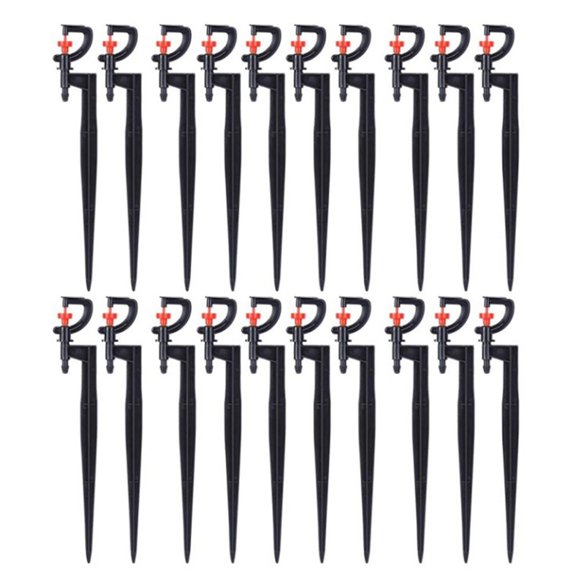 20Pcs 9.10inch 360 Degree Rotating Watering Sprinkler Floor Insert Sprayer Pattern Agriculture Drip Sprayer Floor Insert