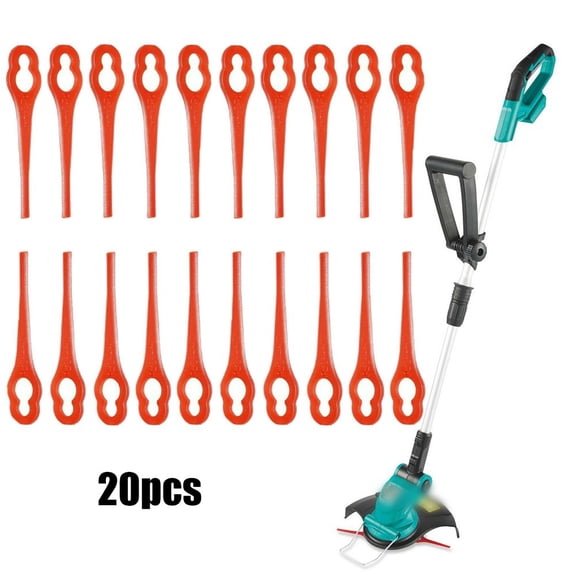 20Pcs ALM BQ026 Grass Plastic Cutter Mower Blades For Lawn Mower String Trimmer Parts
