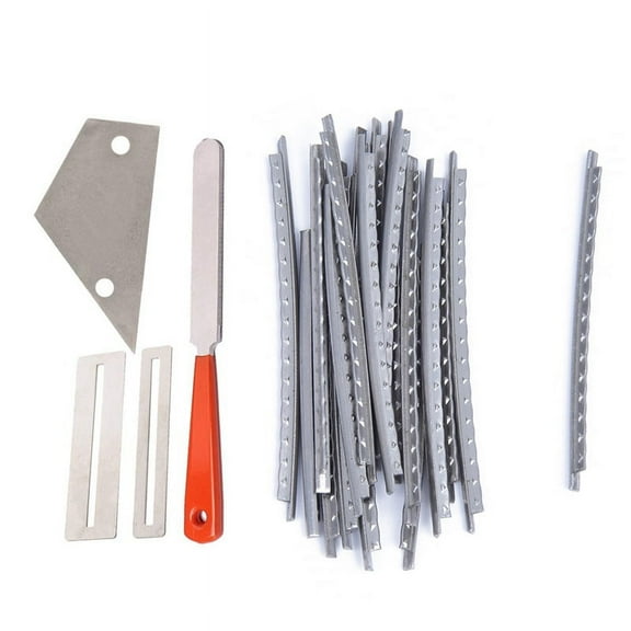 20Pcs Acoustic Guitar Fret Wire Fretwire Set 2mm & 1set Stainless Steel Guitar Fret File+Fret Rocker Level+Fingerboard