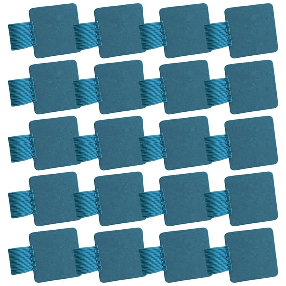 20Pcs Adhesive Pen Rings Elastic Pen Holder for Notebook Clipboard Pen Loop Holder Adhesive Leather Pen Holder