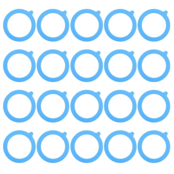 20Pcs Airtight Silicone Replacement Gaskets Leakproof Airtight Seal Rings