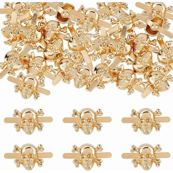 20Pcs Alloy Decorative Brads for Bag Replacement Accessories Golden 11.5x22x7mm creative