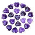 thumbnail image 1 of 20Pcs Amethyst Heart Crystal 0.78" Purple Healing Crystals Natural Cute Stones Pocket Healing Palm Love Reiki Energy Balancing Meditation Valentine's Day Gift for Her, 1 of 7