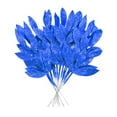 thumbnail image 1 of 20Pcs Artificial Leaves Flowers Sparkling No Water Required Realistic Looking Easy Maintenance Simulation Leaves, 1 of 7