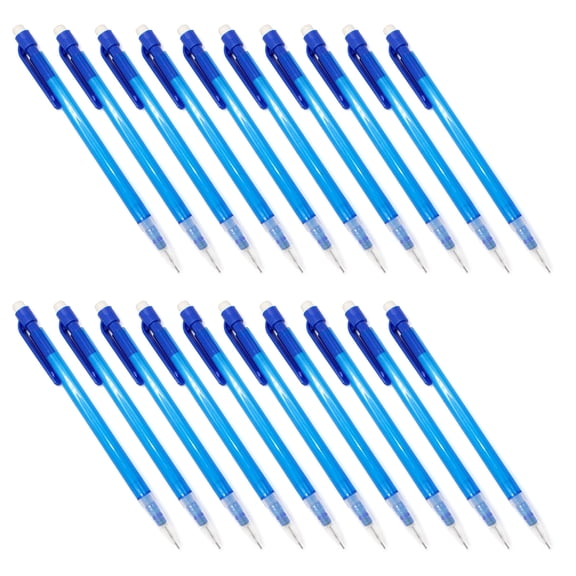 20Pcs Automatic Pencil with Small Eraser 0.7MM Mechanical Pencil Automatic Drafting Pencil for Writing Sketching Drawing
