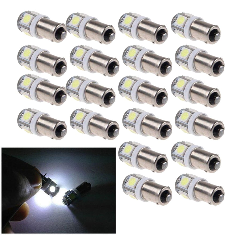 20Pcs BA9s 1895 H6W 53 57 LED Light Bulbs for Instrument Dash