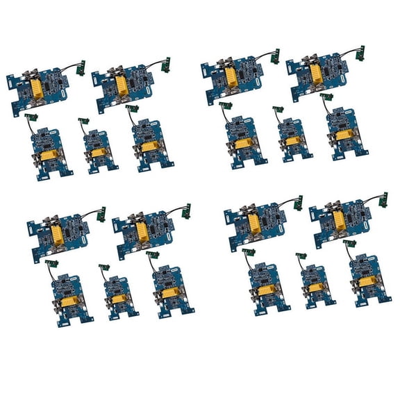 20Pcs BL1830 Li-Ion Battery PCB Charging Protection Board for 18V Power Tool BL1815 BL1860 LXT400 Bl1850,20 x Battery Protection Board,Blue