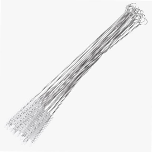 20Pcs Baby Milk Feeding Bottle Brush, Stainless Steel Cup Straw Wash Brush Cleaner, Reusable Cleaning Brush