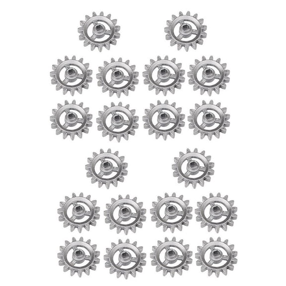 20Pcs Barbecue Frame Replacement Parts Heat Accessories Automatic Revolving Mini Hardware Wheel Aluminum