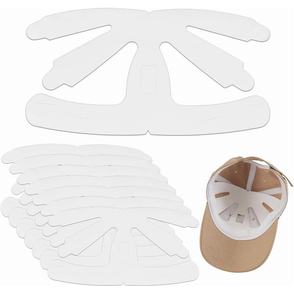 20Pcs Baseball Caps Inserts Shapers Paper Hat Shaper Insert for Baseball Caps Hat Inner Support Baseball Bump Cap Holder Universal Cap Inner Liner for Home Store Display Stand Colorful DIY
