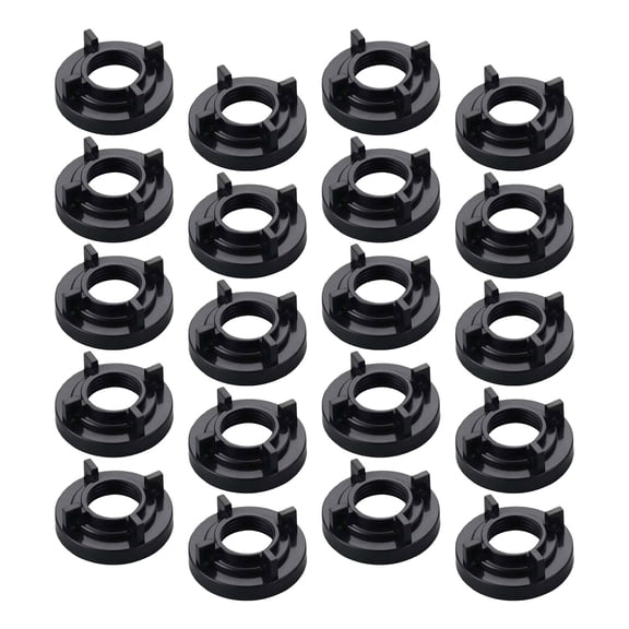 20Pcs Faucet Lock Nut Fastener 1/2inch Winged Locknuts Replacement Parts For Garden Irrigation Water Pipe Connector