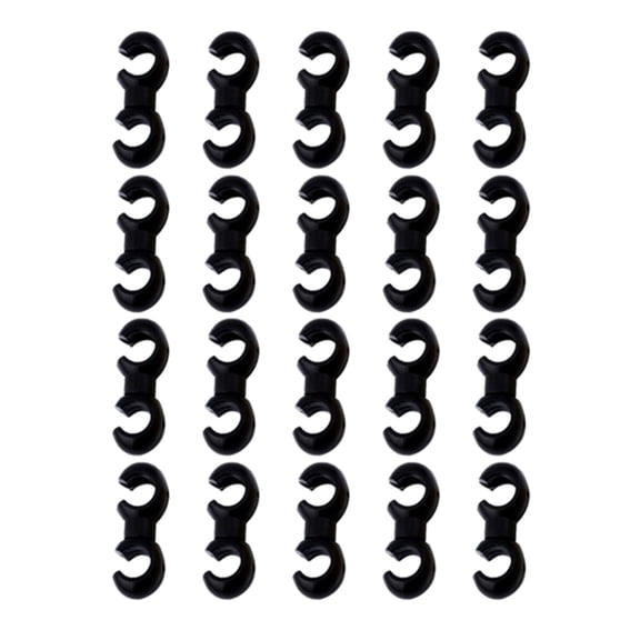 20Pcs Bike Brake Line Buckle Bike Cable Clasps Plastic Bicycles Brake Cable Clip