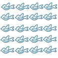 thumbnail image 1 of 20Pcs Bird Shaped Paper Clips Bookmark Clip Decorative Binder Clips for Office Document Organizing (Blue) 1.3x0.71", 1 of 7