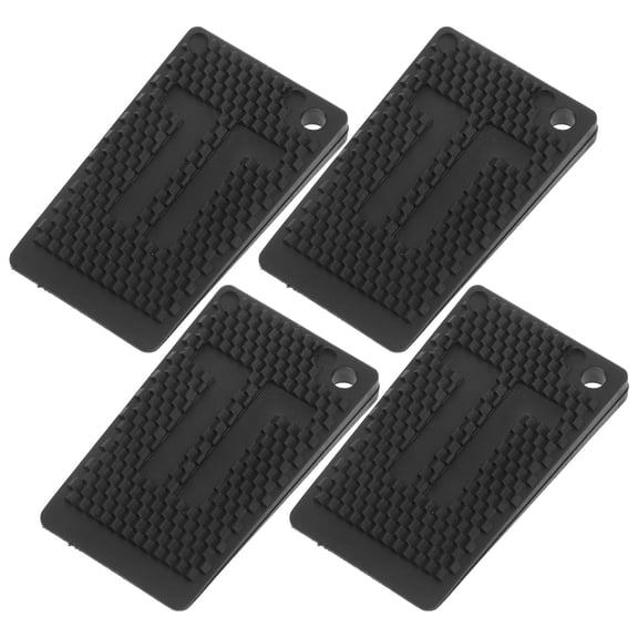 20Pcs Black Plastic Furniture Leveling Pads Shims for Home Use Table Chair Balance